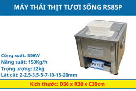 Máy thái thịt tươi sống Rs85p thay được dao