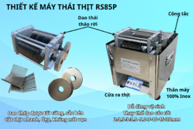 Ưu điểm của máy thái thịt thay dao Rs85P