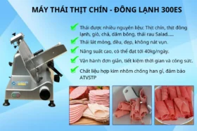 Máy thái thịt ES300 thái đa dạng các loại nguyên liệu