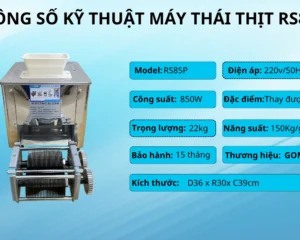 Thông số kỹ thuật của máy thái thịt RS85P