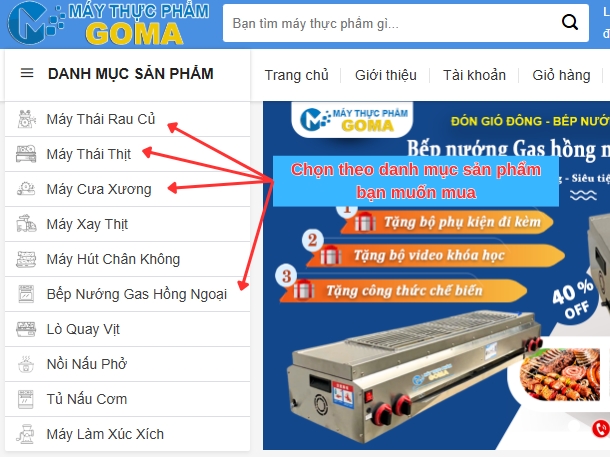 Chọn theo danh mục sản phẩm bạn muốn mua (1)