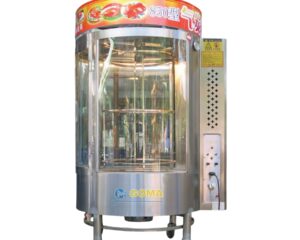 Lò quay vịt kính 2 cánh 850