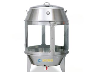 Lò quay vịt kính 80