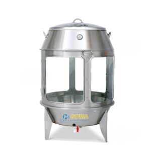 Lò quay vịt kính 80