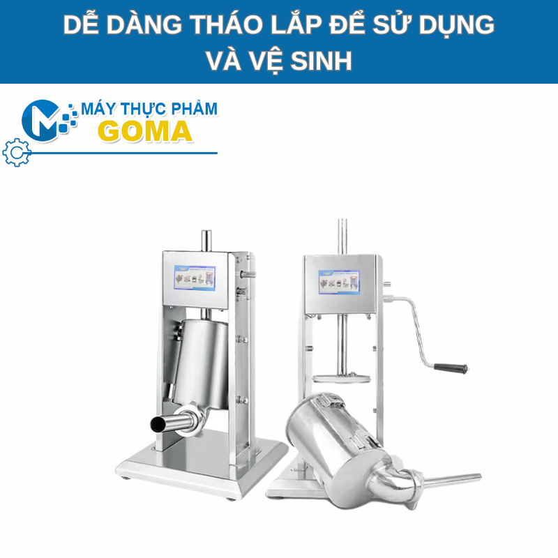 Tháo lắp dễ dàng để sử dụng và vệ sinh